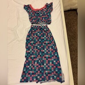 Kids two pieces colorful outfit